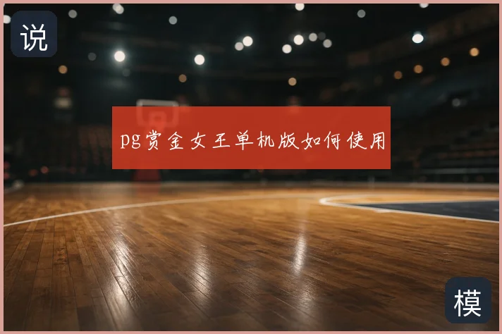 pg赏金女王单机版如何使用